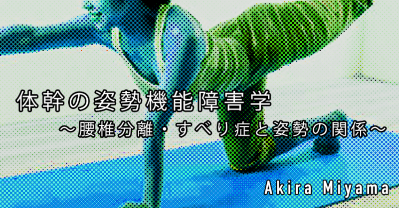 第9回 体幹の姿勢機能障害学 腰椎分離 すべり症と姿勢の関係 理学療法士 作業療法士 言語聴覚士の求人 セミナー情報なら Post